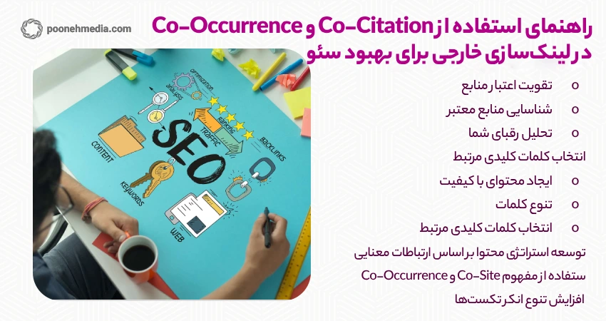 راهنمای استفاده از Co-Citation و Co-Occurrence در لینک‌ سازی خارجی برای بهبود سئو 