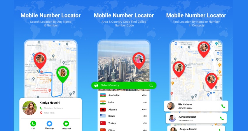 اپلیکیشن Mobile Number Location Tracker