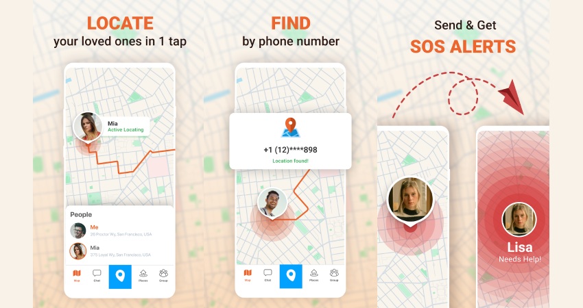 اپلیکیشن Familo: Find My Phone Locator