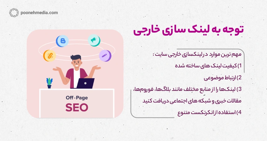 توجه به لینک سازی خارجی