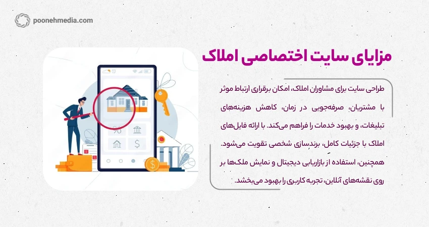 مزایای سایت اختصاصی املاک