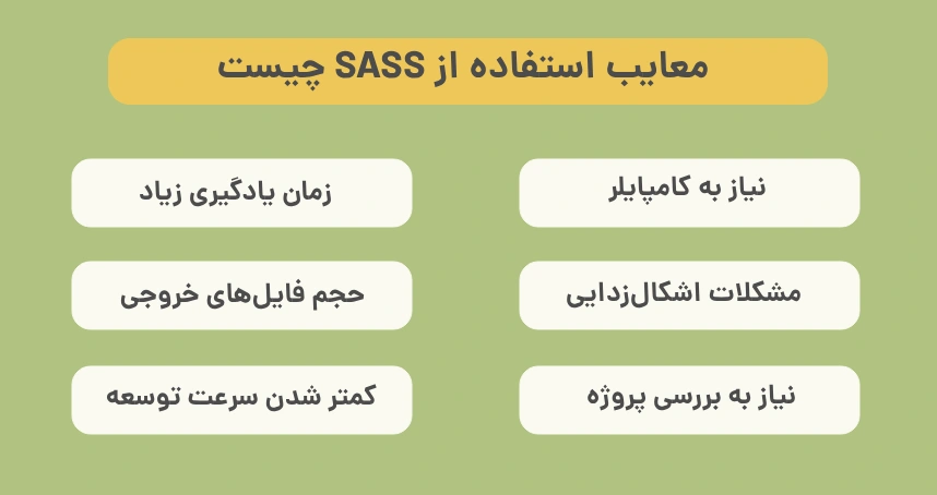 معایب استفاده از SASS چیست